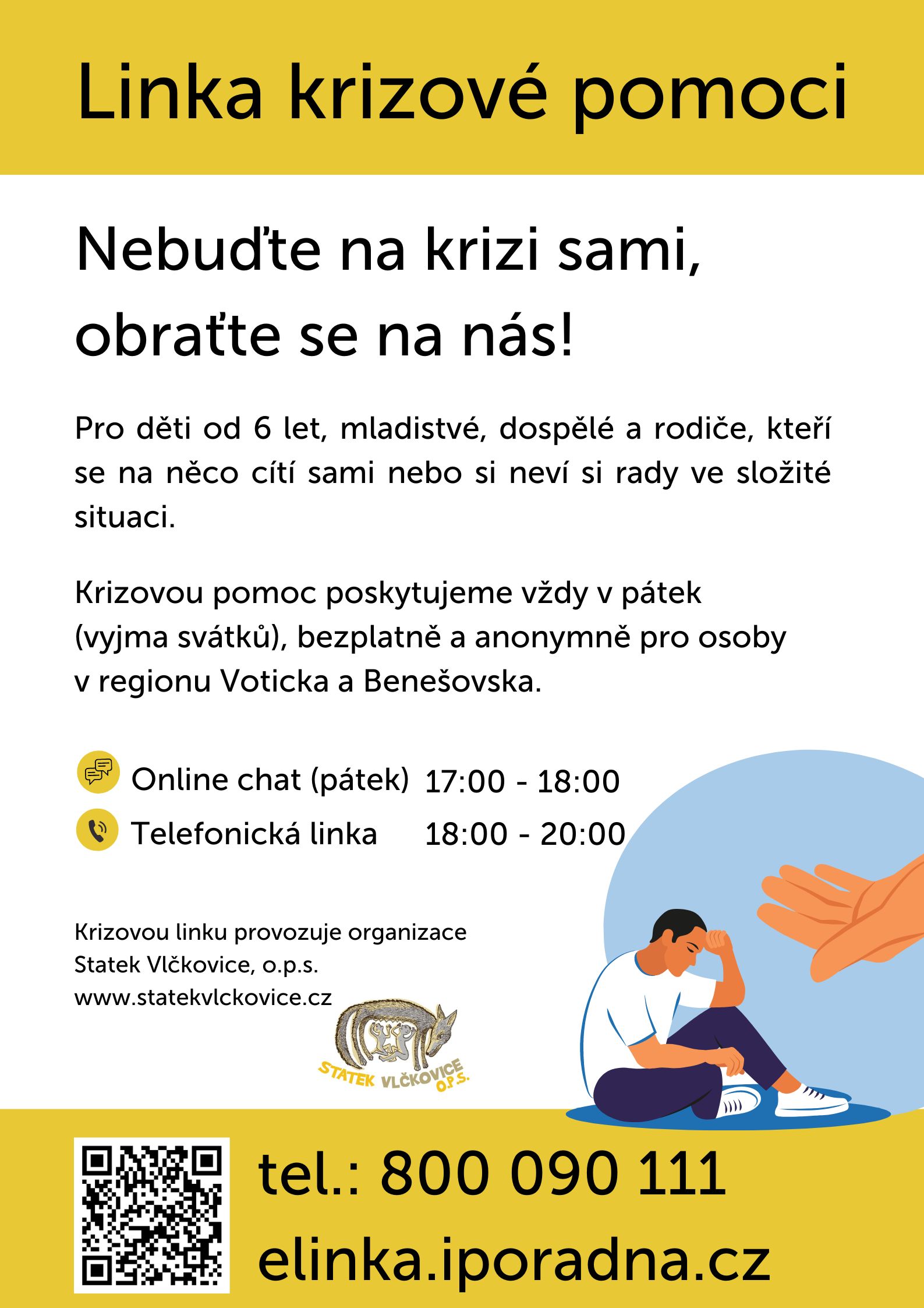 Linka krizové pomoci Statek Vlčkovice, o.p.s. (1) Linka krizové pomoci